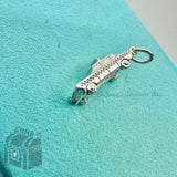 Tiffany & Co. 925 Silver NYC Taxi Cab Car Automobile 3D Charm Pendant (box)