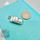 Tiffany & Co. 925 Silver NYC Taxi Cab Car Automobile 3D Charm Pendant (box)