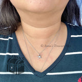Tiffany & Co. 925 Silver Elsa Peretti Mini Starfish Pendant 16" Necklace (pouch)