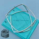 Tiffany & Co. 925 Silver Gehry XL Wide Open Torque 8” Bangle + Receipt (pouch)