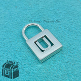 Tiffany & Co. 925 Silver Alphabet U Padlock Adjustable Charm Pendant (pouch)