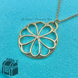 Tiffany & Co. 18K Rose Gold Garden Flower Diamond 16" Necklace (Box, Pouch)