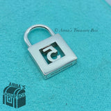 Tiffany & Co. 925 Silver Number 5 Padlock Openable Charm (pouch)
