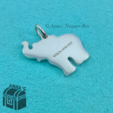 Tiffany & Co. 925 Silver Smiling Elephant Charm (pouch)