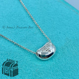Tiffany & Co. 925 Silver 10mm Bean 16" Necklace (pouch)