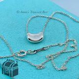 Tiffany & Co. 925 Silver 10mm Bean 16" Necklace (pouch)