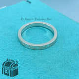 Tiffany & Co. 925 Silver Fifth Ave Narrow Band Ring Sz. 10 (pouch)