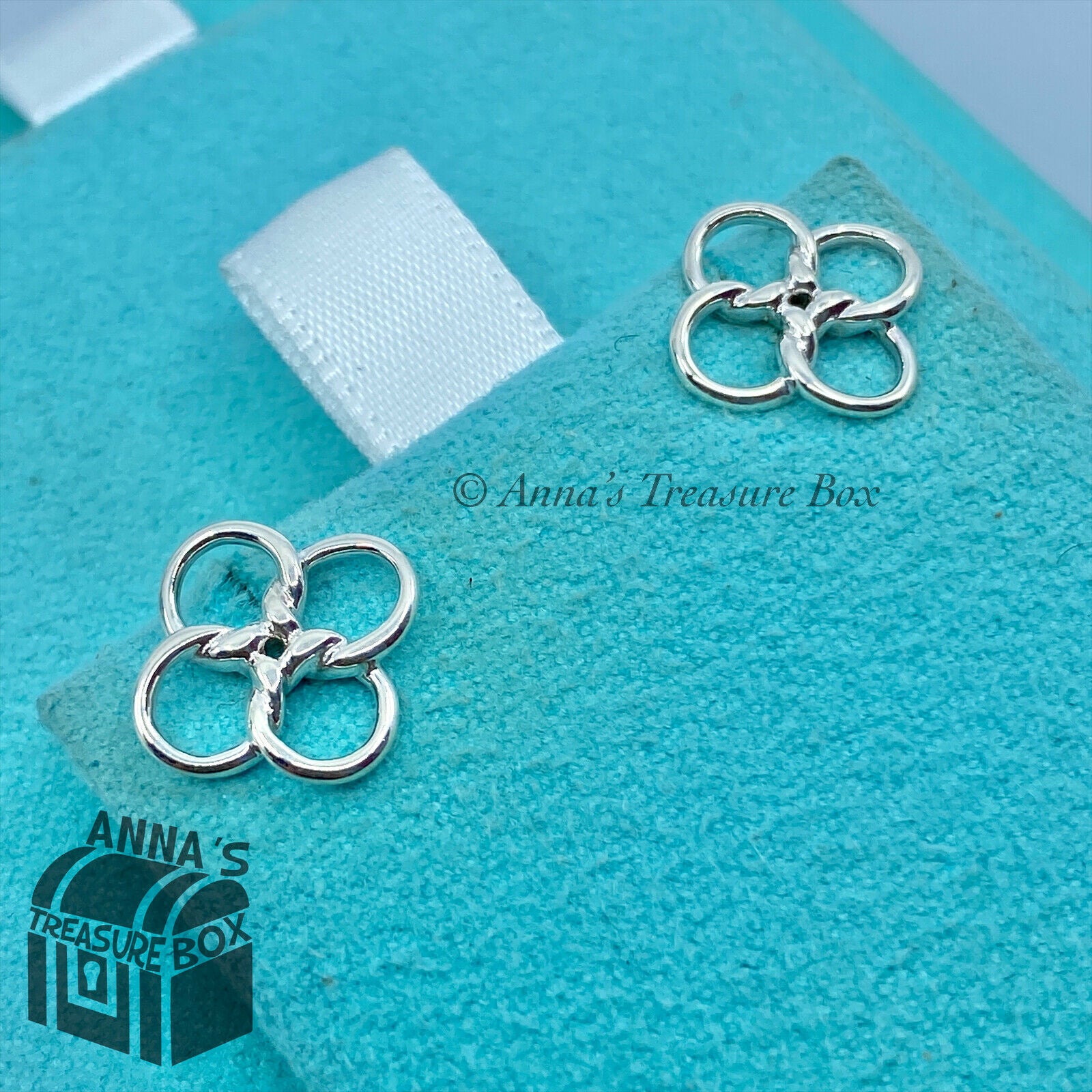 Tiffany And Co. Three Stones Earrings Studs In Solid Platinum With 6 –  Treasure Fine Jewelry