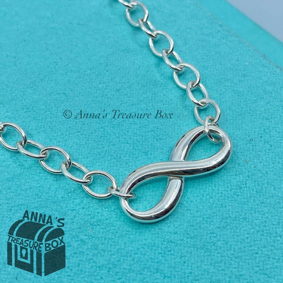 Tiffany & Co. 925 Silver Large Link Infinity 18