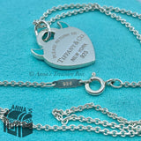 Tiffany & Co. 925 Silver RTT Blue Enamel Devil 20” Necklace (Box, Pouch, Ribbon)