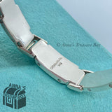 Tiffany & Co. 925 Silver Metropolis Bar Link Wide Band 9" Bracelet (Box + Pouch)