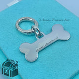 Tiffany & Co. METAL Dog Bone Collar Charm (Box, pouch, ribbon)