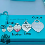 Tiffany & Co. 925 Silver XL Jumbo 1.5" RTT Heart Tag Charm Pendant (pouch)