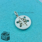 Tiffany & Co. 925 Silver 3D Snowflake Charm Pendant (box, pouch, ribbon)