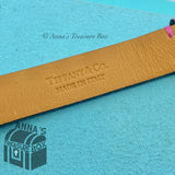 Tiffany & Co. 925 Silver Pink Leather Single Wrap Bracelet  L/XL (Box, Pch,Rbbn)