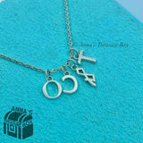 Tiffany & Co. 925 Silver T&CO Letter 18-20” Adjustable Necklace (box, pch, rbbn)