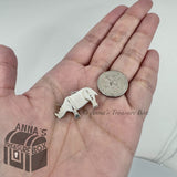 Tiffany & Co. 18k Rose Gold 925 Silver Save The Wild Rhino Charm (boxset)