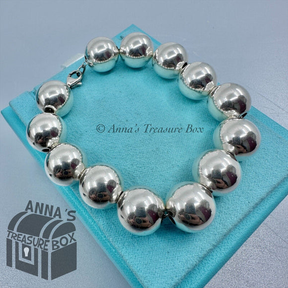 Tiffany & Co. 925 Silver HardWear 14mm Bead Ball 8