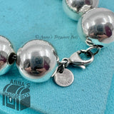 Tiffany & Co. 925 Silver HardWear 14mm Bead Ball 8" Bracelet (box, pouch, ribbn)