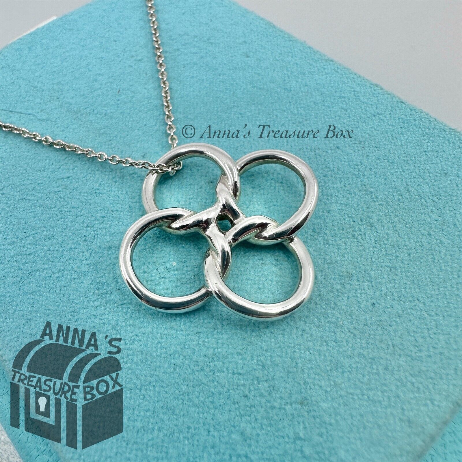 Tiffany and Co. Sterling Silver Four Hearts Clover Necklace at 1stDibs |  four-leaf clover necklace tiffany, tiffany clover necklace, tiffany and co four  leaf clover necklace