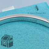 Tiffany & Co. 925 Silver Venetian Link Box ID Bracelet 7.75" (box, pouch, ribbon