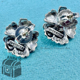 Tiffany & Co. 925 Silver Vintage Daisy Flower Pearl Earring (pouch)