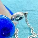 Tiffany & Co. 925 Silver Color by the Yard Aquamarine Ring Sz. 8 (bx, pch, rbbn)
