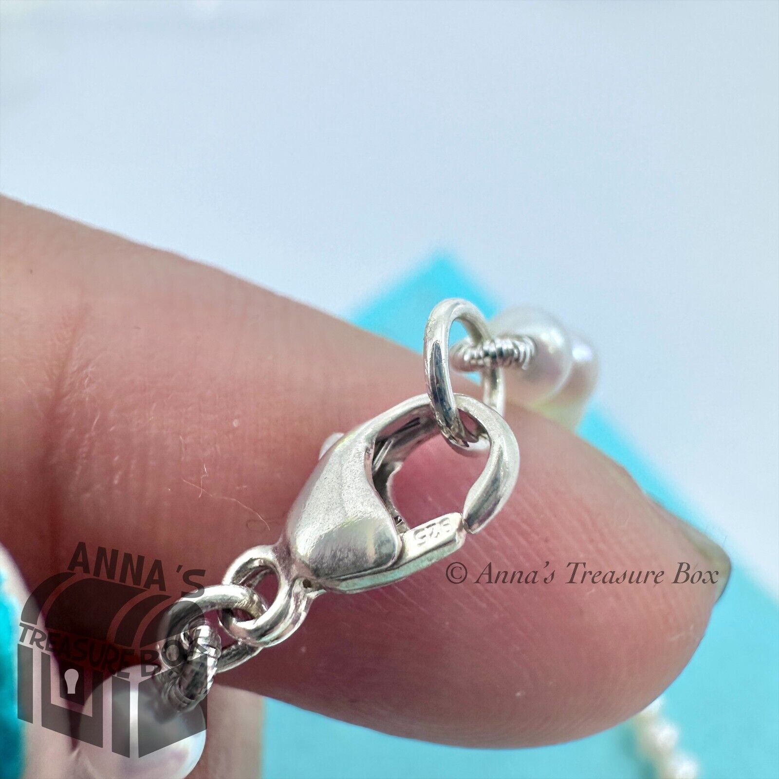 Tiffany & Co Heart Bracelet 7.75" Plain Engravable Chunky Bracelet  Silver Pouch