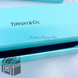 Tiffany & Co. 18K White Gold MED Diamond T Smile Diamond 7" Bracelet (box,felt)