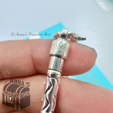 Tiffany & Co. 925 Silver Aztec Etched Zigzag 7.5" Bracelet (box, pouch, ribbon)