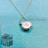 Return To Tiffany & Co. 925 Silver 18K Gold Ladybug 16-18" Necklace (bx, pch, rb