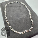 Tiffany & Co. 925 Silver Hardwear Small Link 18" Necklace (felt case)