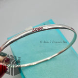 Tiffany & Co. 925 Silver Paloma Picasso Red Graffiti "Love" Bangle (pouch)