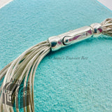 Tiffany & Co. 925 Silver Multi Strand Wire 7" Bracelet (pouch)